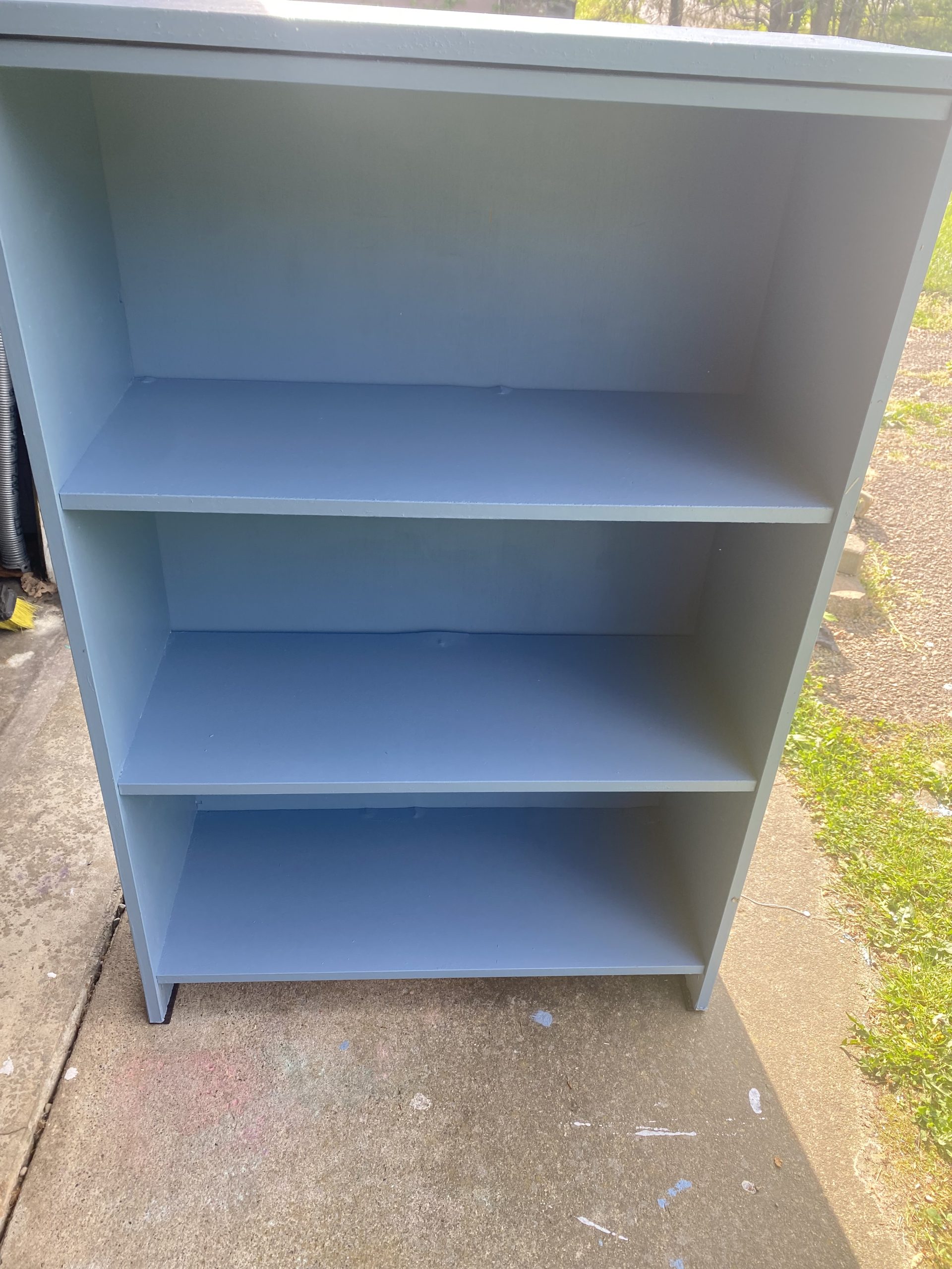 Blue Bookcase